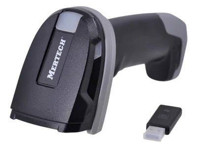 Беспроводной сканер штрих-кодов MERTECH CL-2410 BLE Dongle P2D USB (Черный)